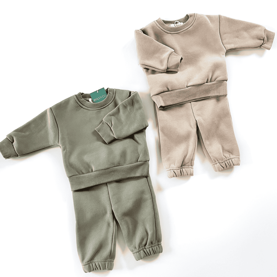 MINI Jogger Sets - Olive (toddler + baby)