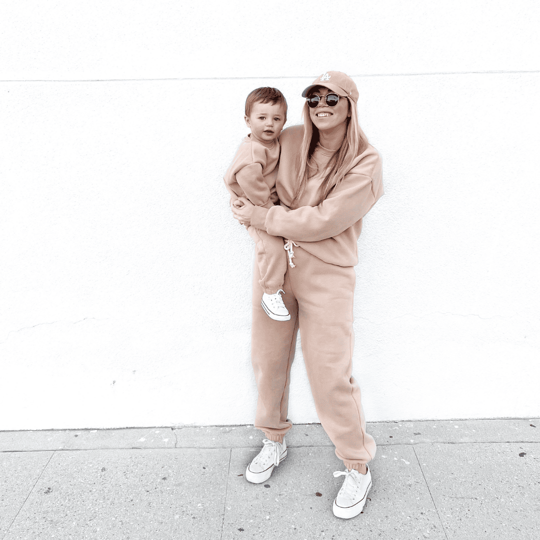 Mama Jogger Set - Beige