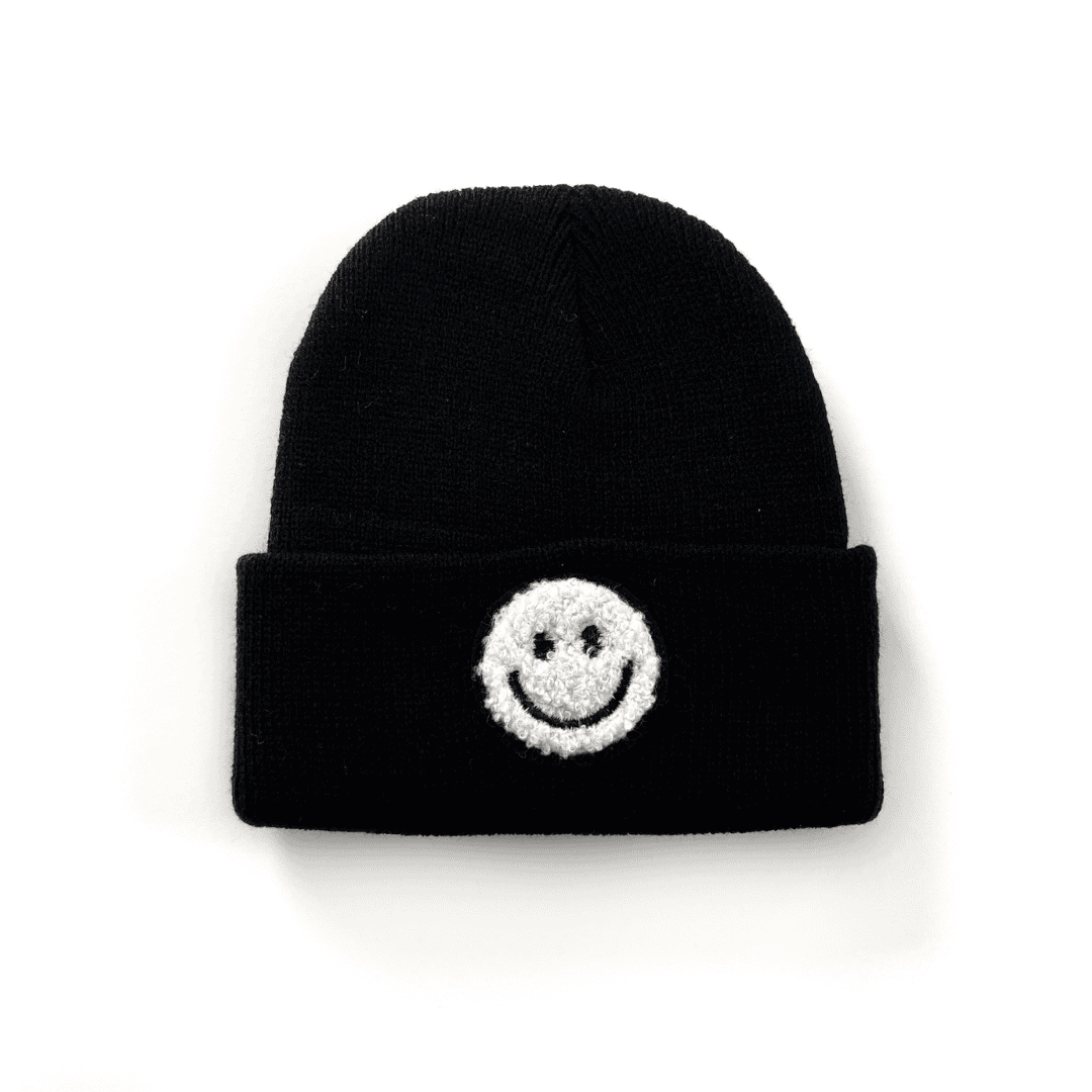 Smiley Face Beanie - Three colorways
