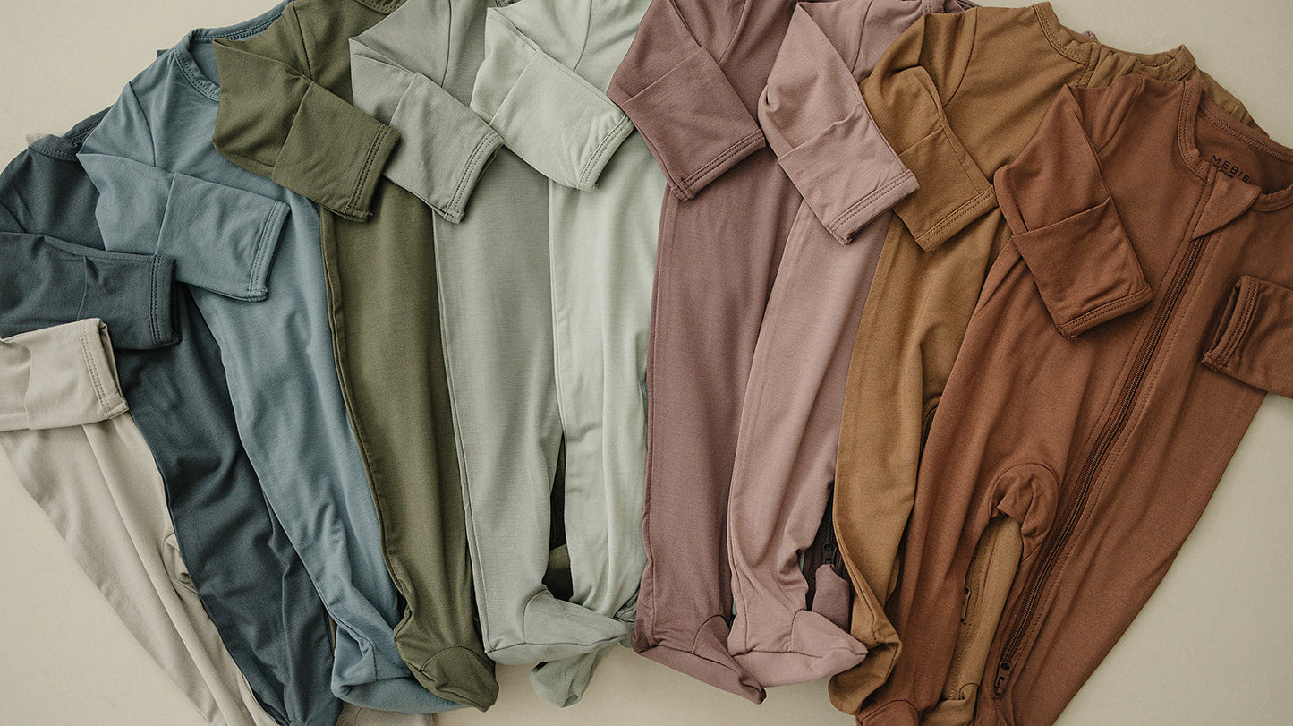 Sage Bamboo Zipper Sleeper