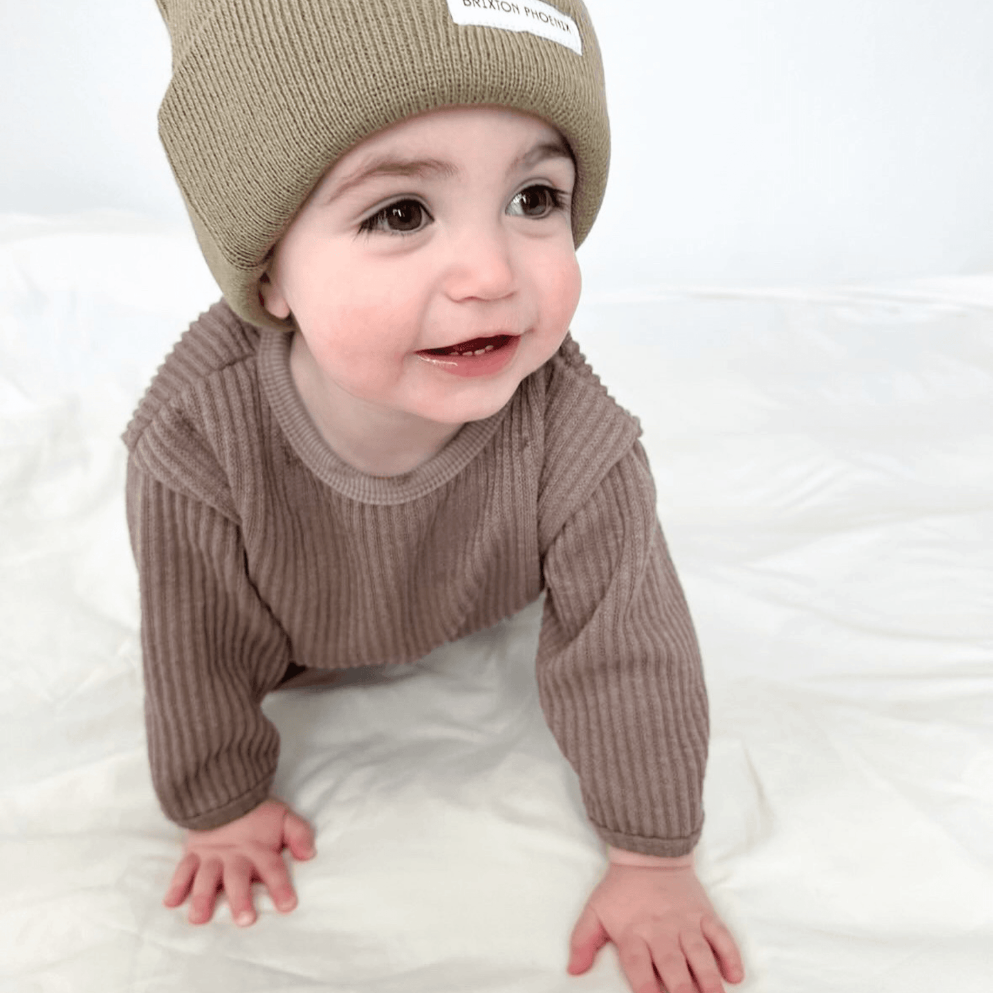 Ribbed cozy long sleeve top - two colorways