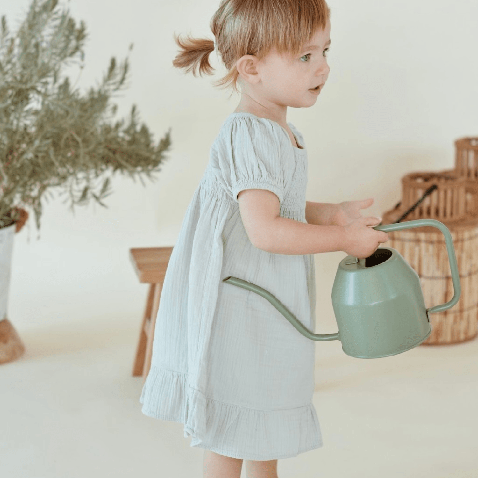 cotton muslin dress Kantha Stitch Dress