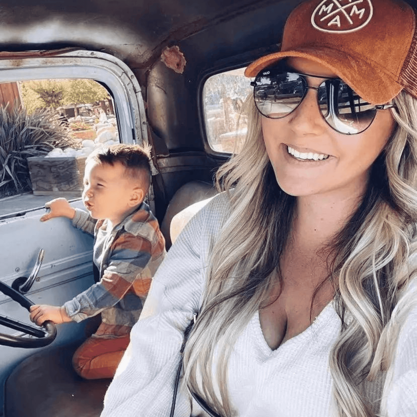 Suede trucker cap deals