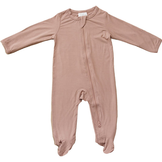 Dusty Rose Bamboo Zipper Sleeper