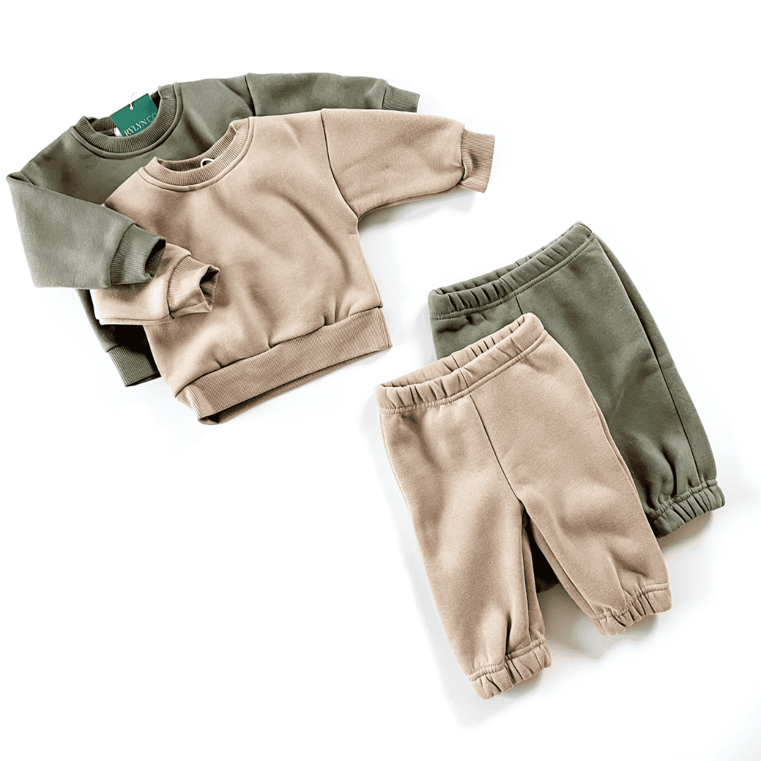 MINI Jogger Sets - Olive (toddler + baby)