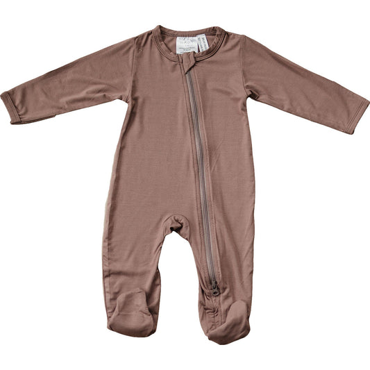 Plum Bamboo Zipper Sleeper