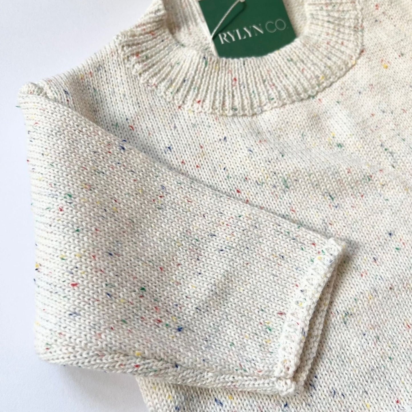 Dylan Knit set - White Sprinkles